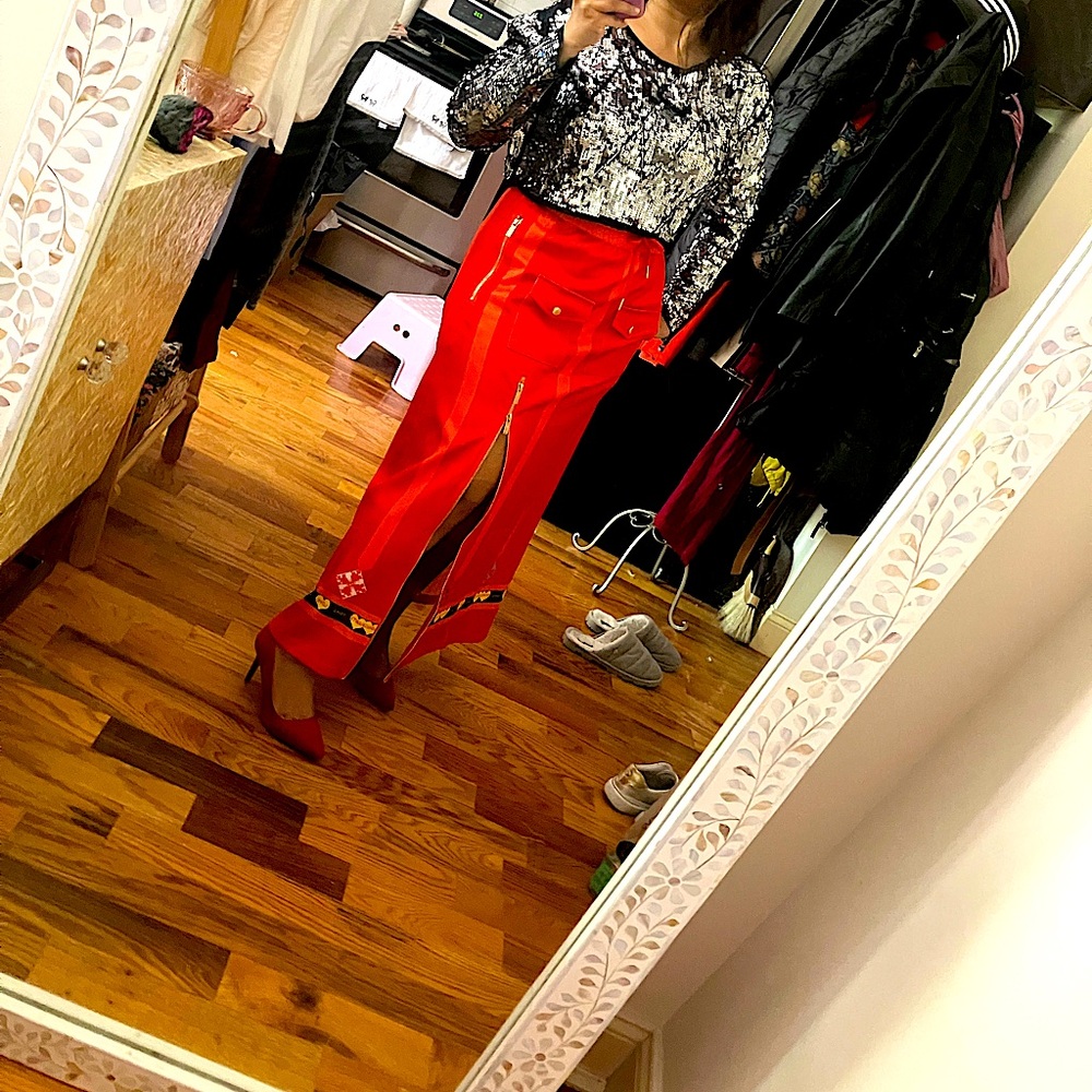 Yema Hawi Love Immigrant Skirt, high end LA streetwear - NWT, S-M